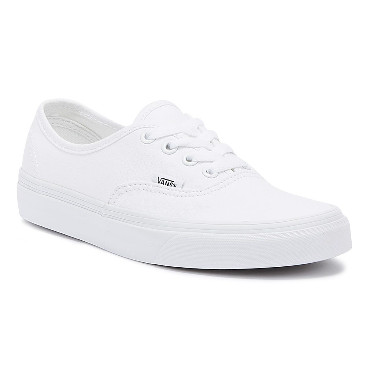 Vans Authentic Herren Weiß Canvas Turnschuhe