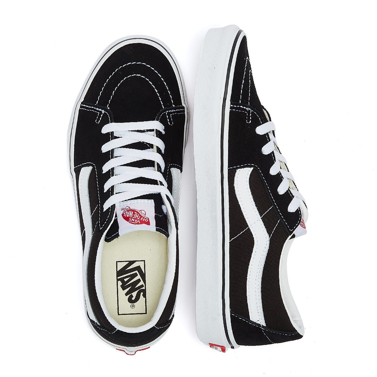 Vans Sk8-Low Schwarz / Weiß Turnschuhe