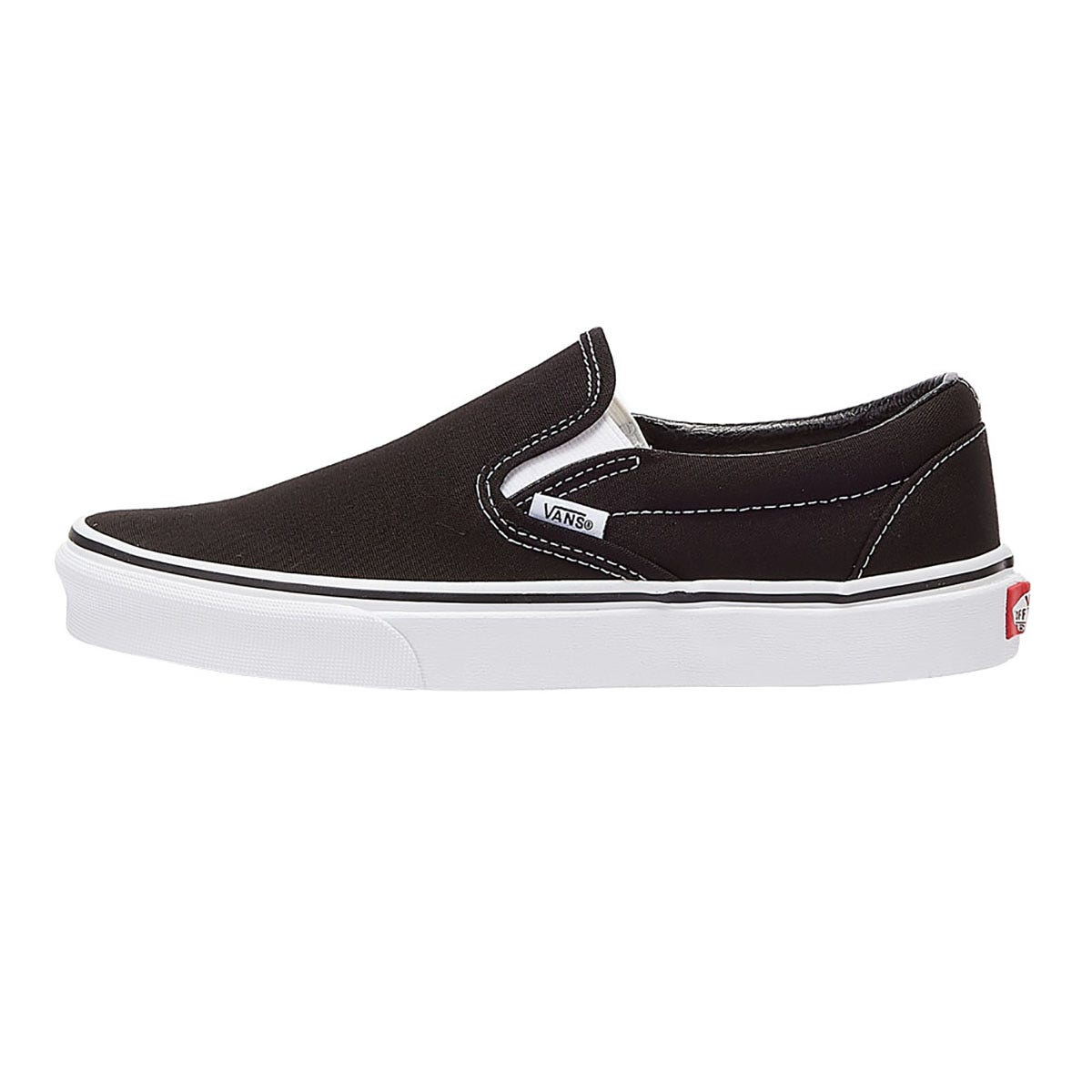 Vans Classic Slip on Schwarz / Weiß Canvas Turnschuhe