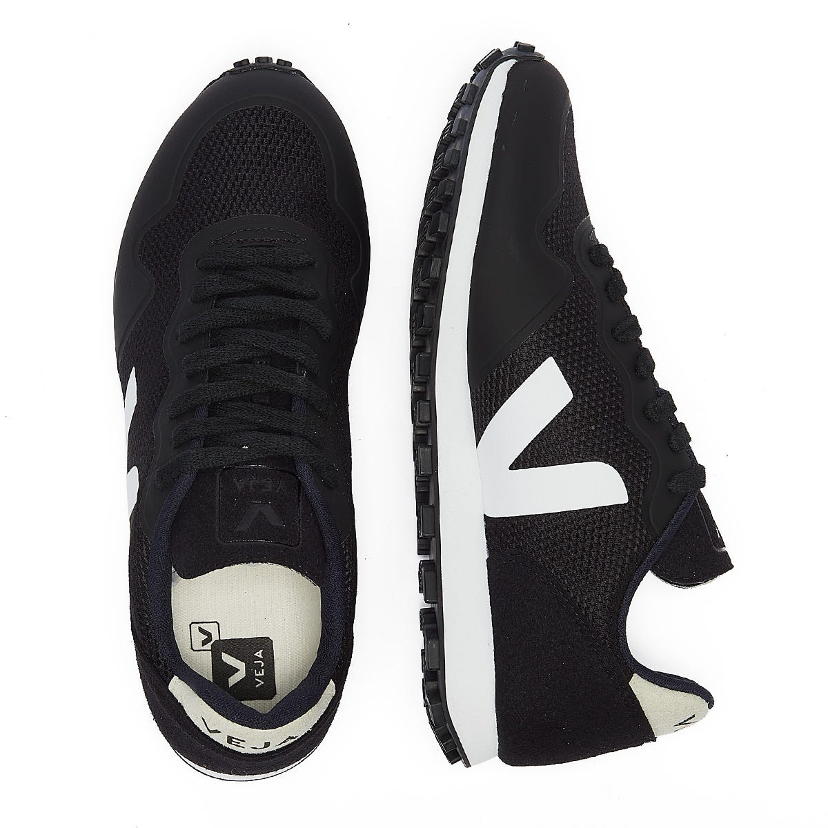 Veja SDU B-mesh Womens Schwarz / Weiß Turnschuhe