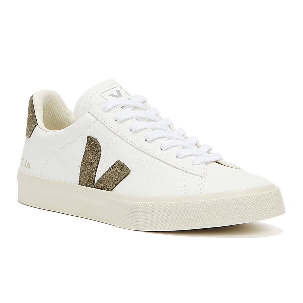 Veja Campo Herren Extra Weiß / Khaki Turnschuhe