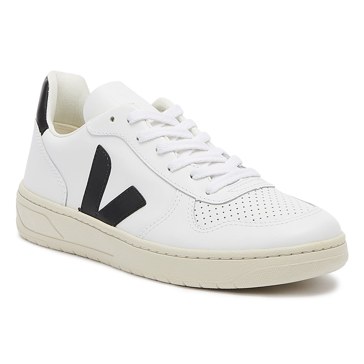 Veja V-10 Womens Extra Weiß / Schwarz Turnschuhe