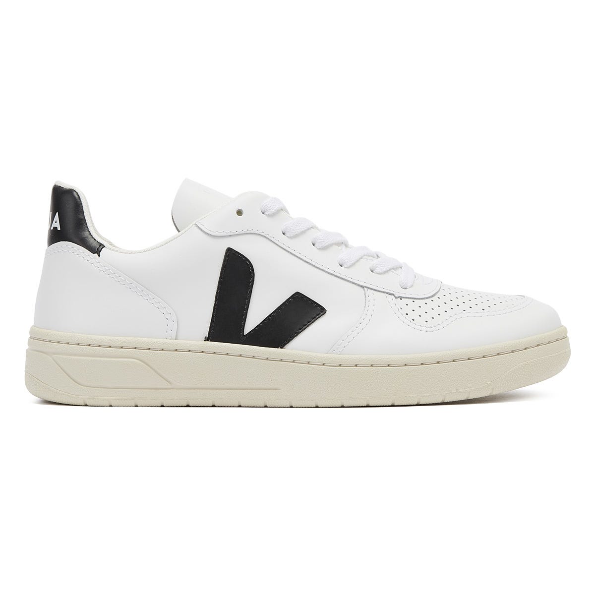 Veja V-10 Womens Extra Weiß / Schwarz Turnschuhe