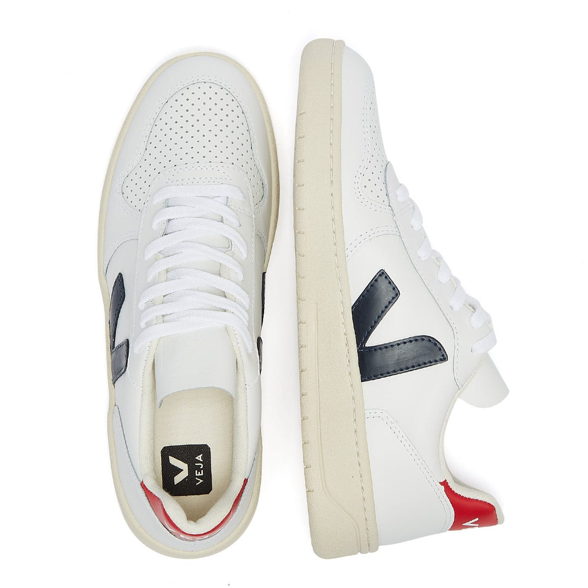Veja V-10 Herren Extra Weiß / Nautico Pekin Turnschuhe