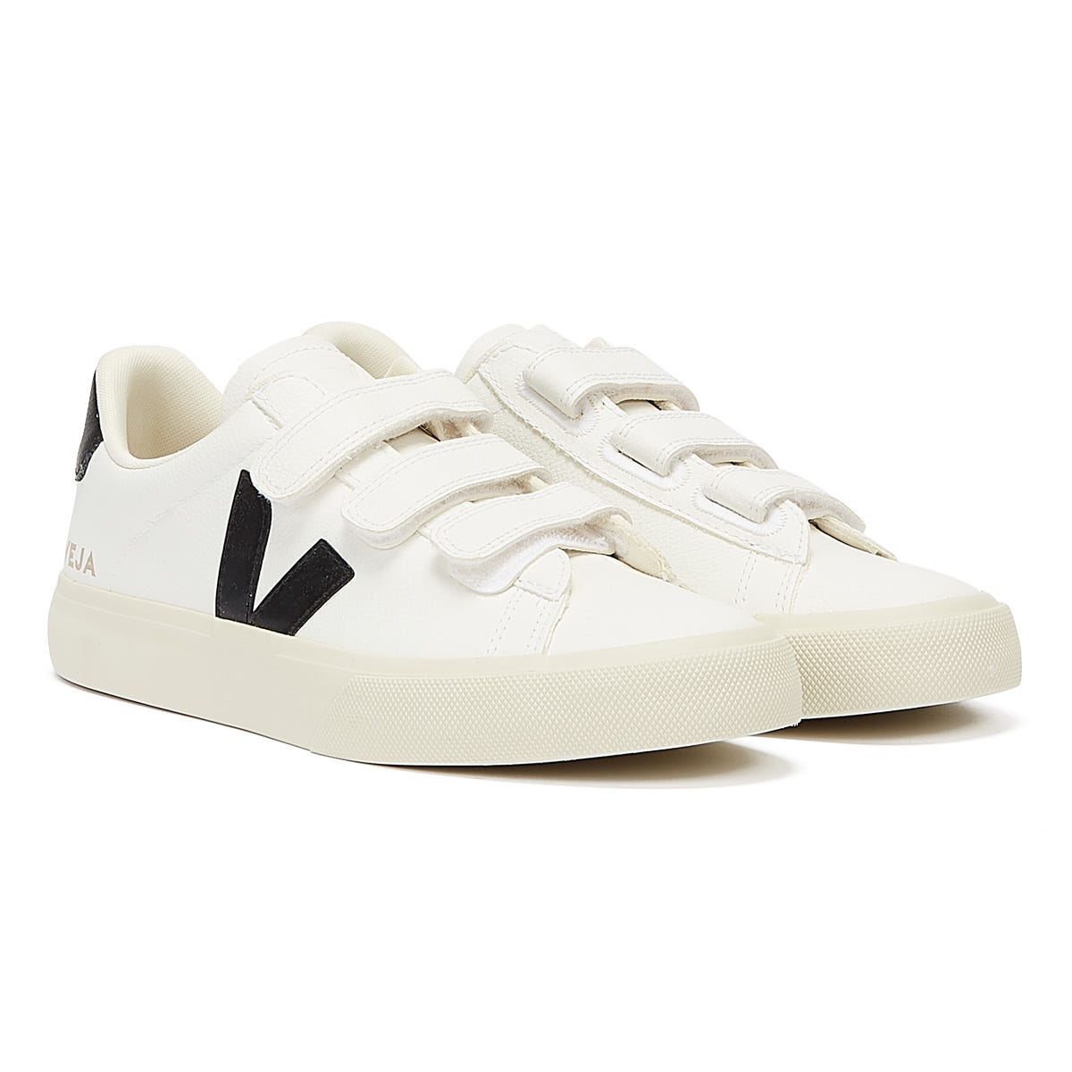 Veja Recife Womens Extra Weiß / Schwarz Turnschuhe