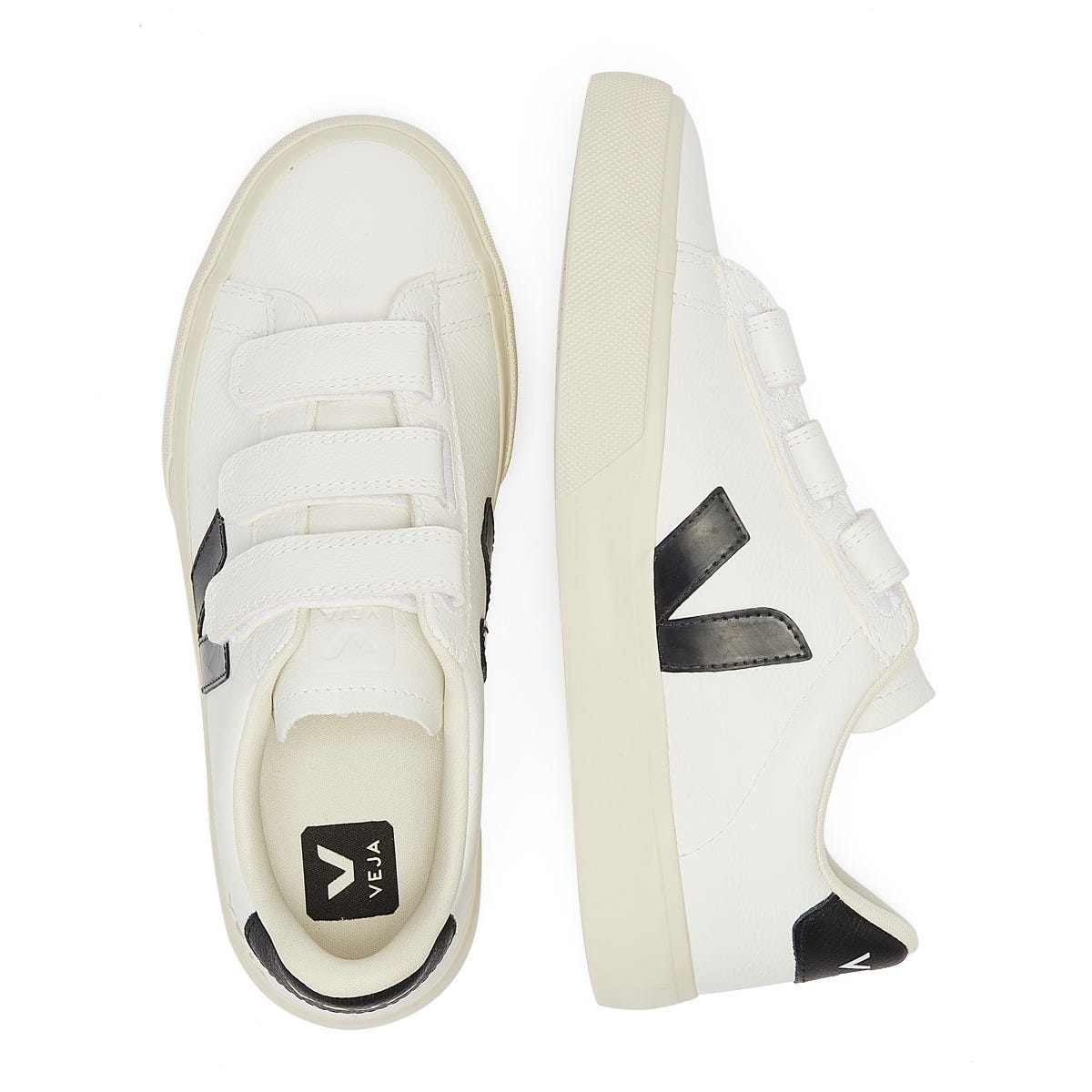 Veja Recife Womens Extra Weiß / Schwarz Turnschuhe